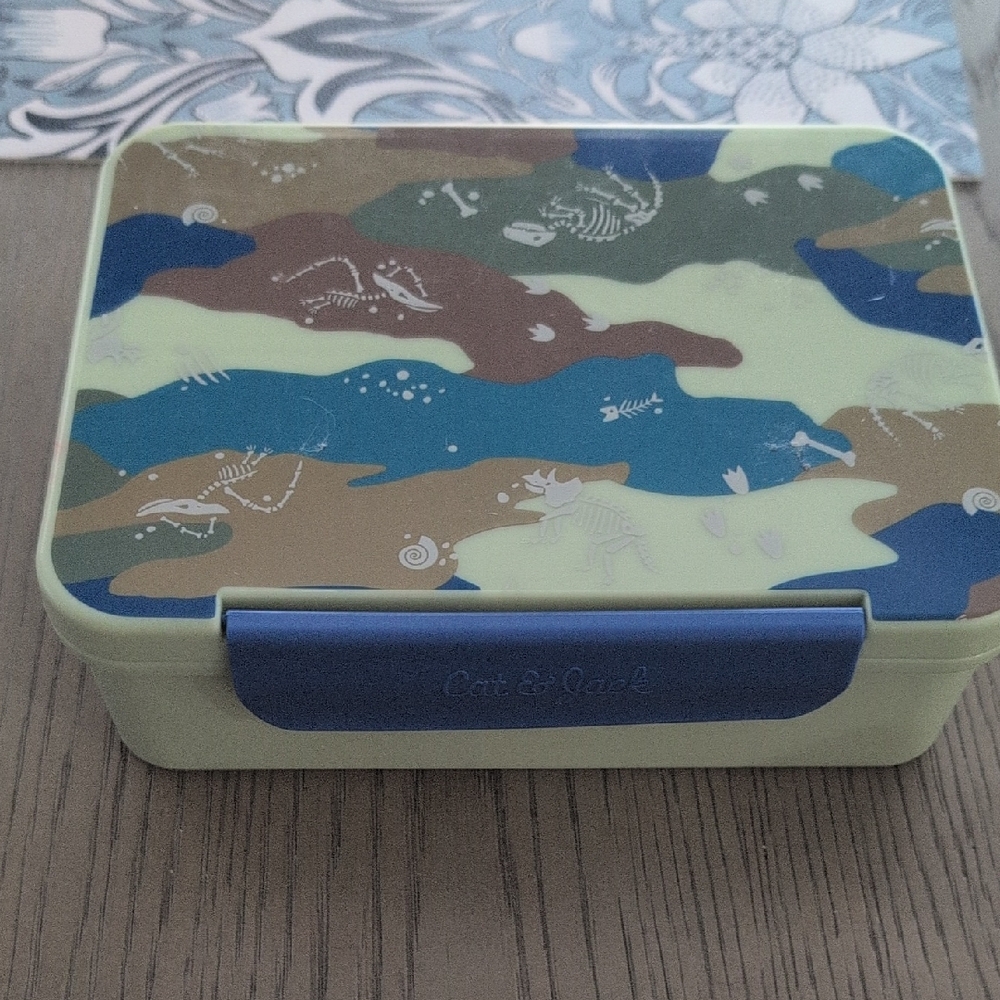 Cat & Jack Camouflage Dinosaur Lunch Box
